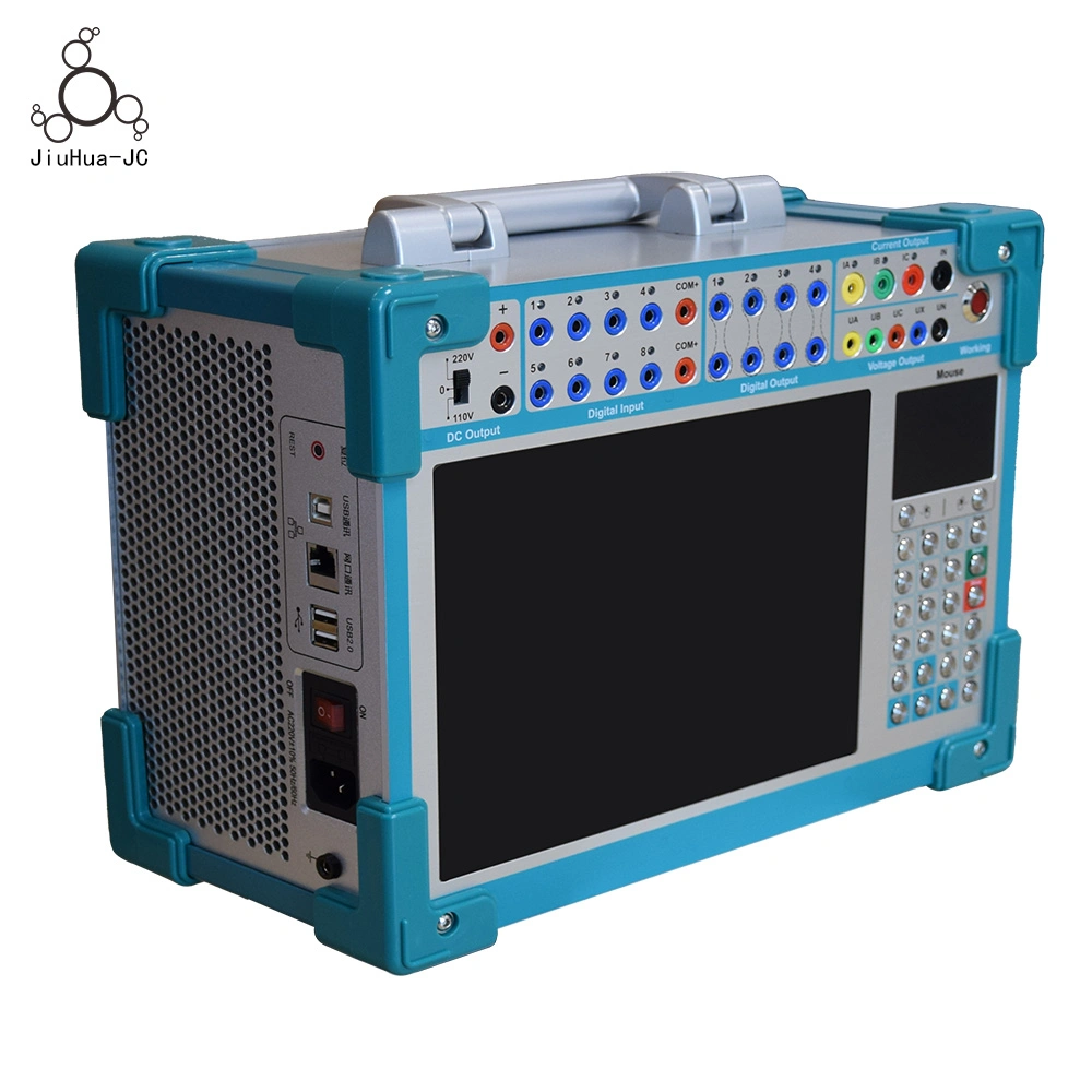 Current Injection Three Phase Protection Relay Tester Synchronization Test Equipment