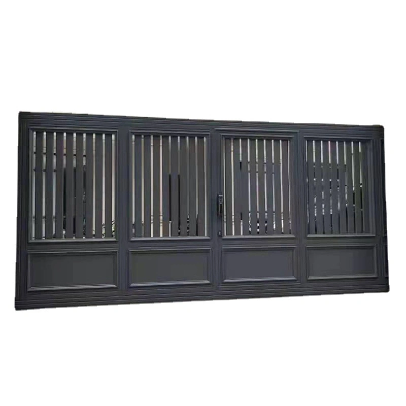 Aluminium Powder Coating Modern Sliding Gate Iron Fencing Gate Designs Galvanized Steel Gates Metal Main Gates