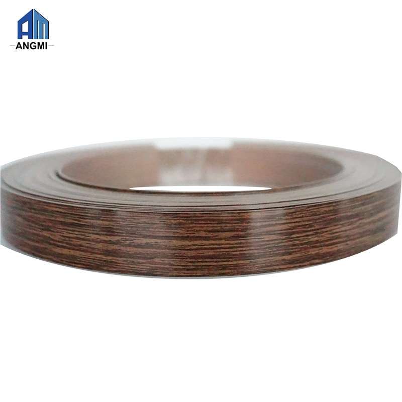 Colored Wood Veneer Edge Banding Tape PVC Film Office Furniture Accessories