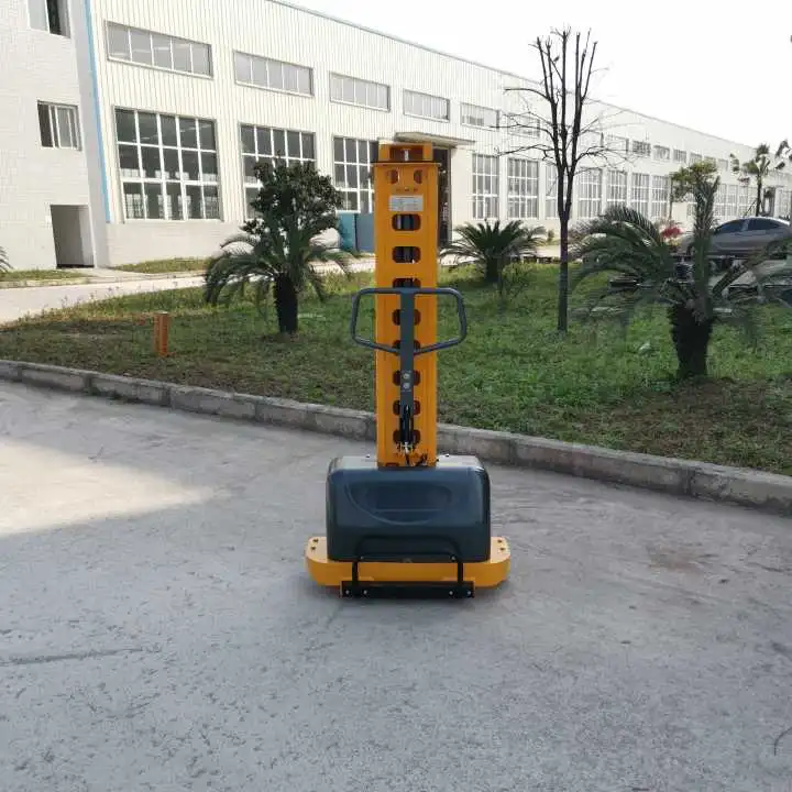 Light Weight Hydraulic Electric Portable Self Loading Pallet Lift Stacker