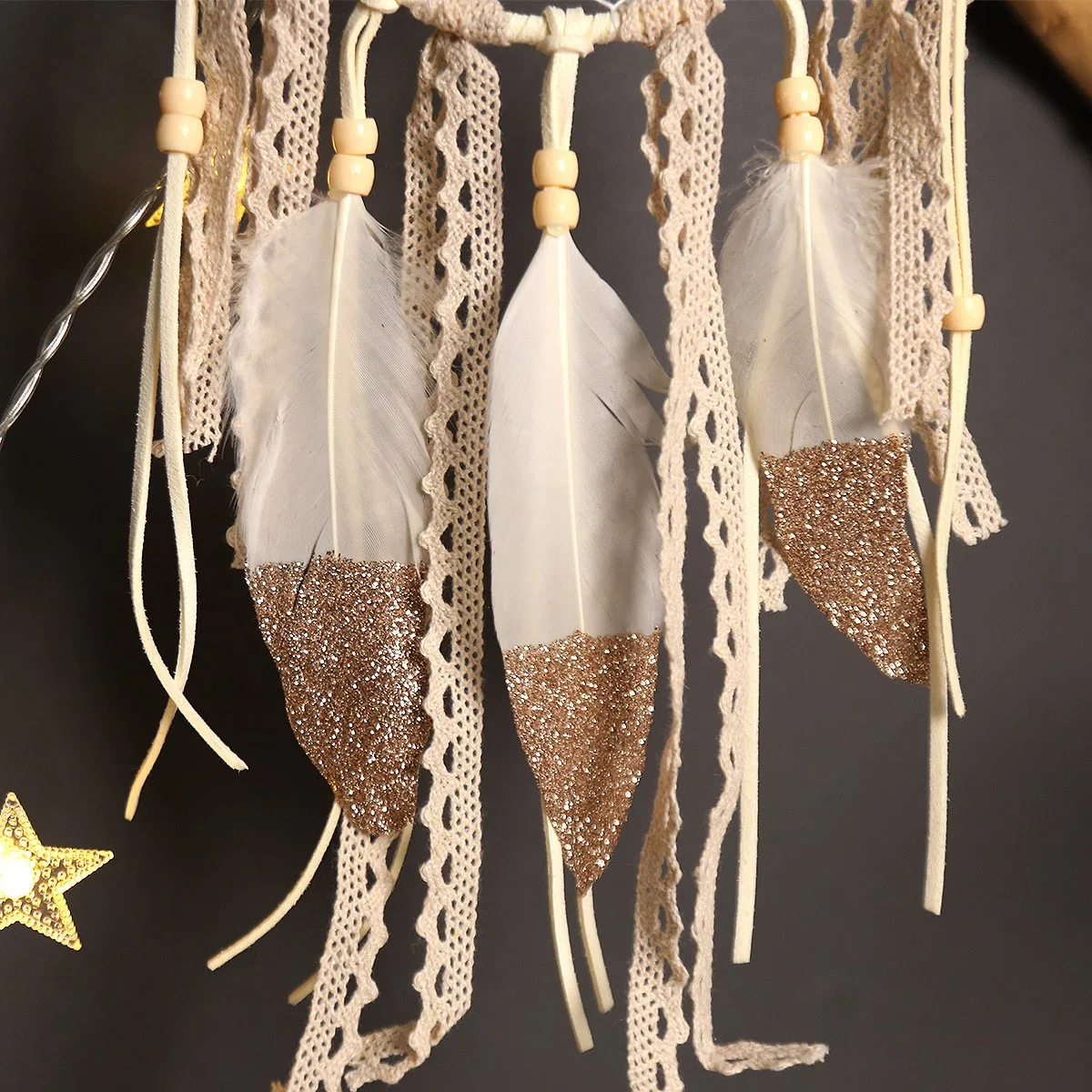 Europe Christmas Decorative Style Feather Dream Catcher