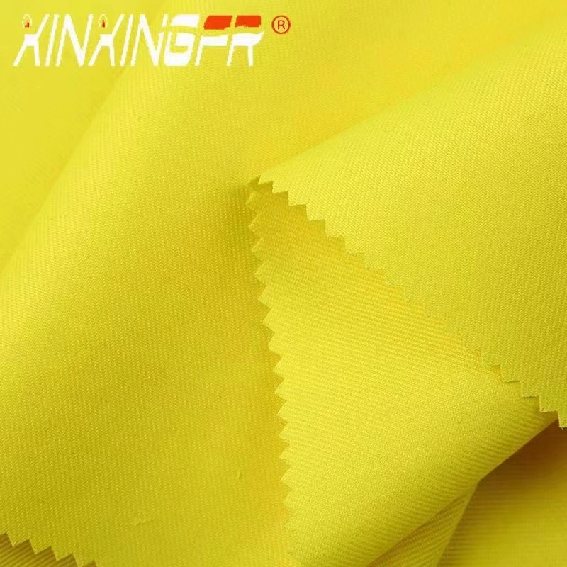 60%Cotton40%Nylon Antistatisch Wasserdicht Hi-Vis Gelb Twill Fr Stoff