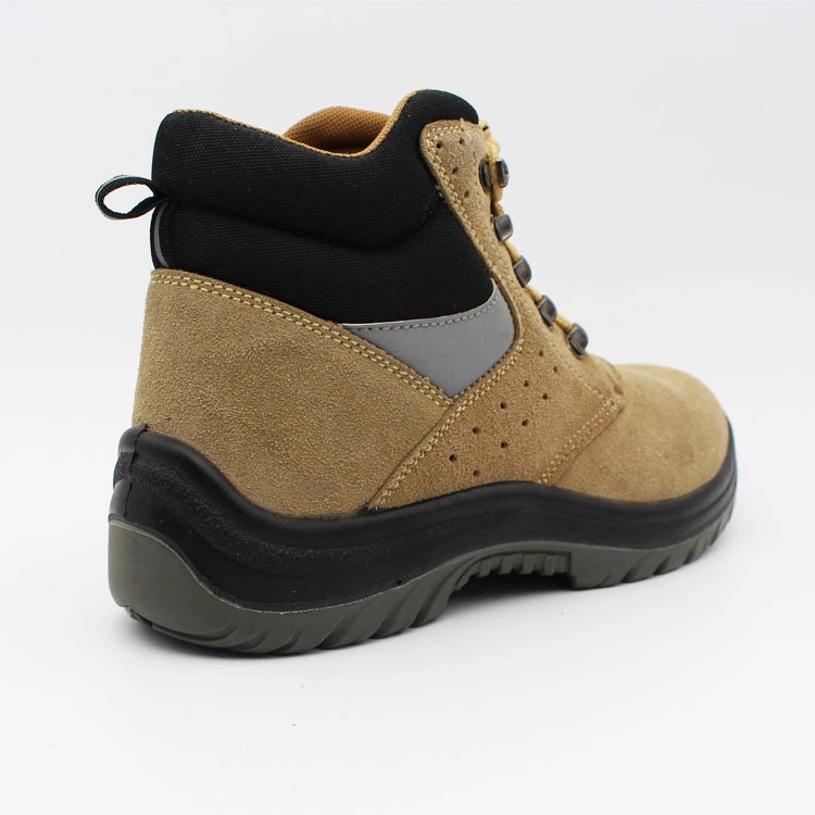 S1p Suede Leather/Cow Split Leather Safety Shoes