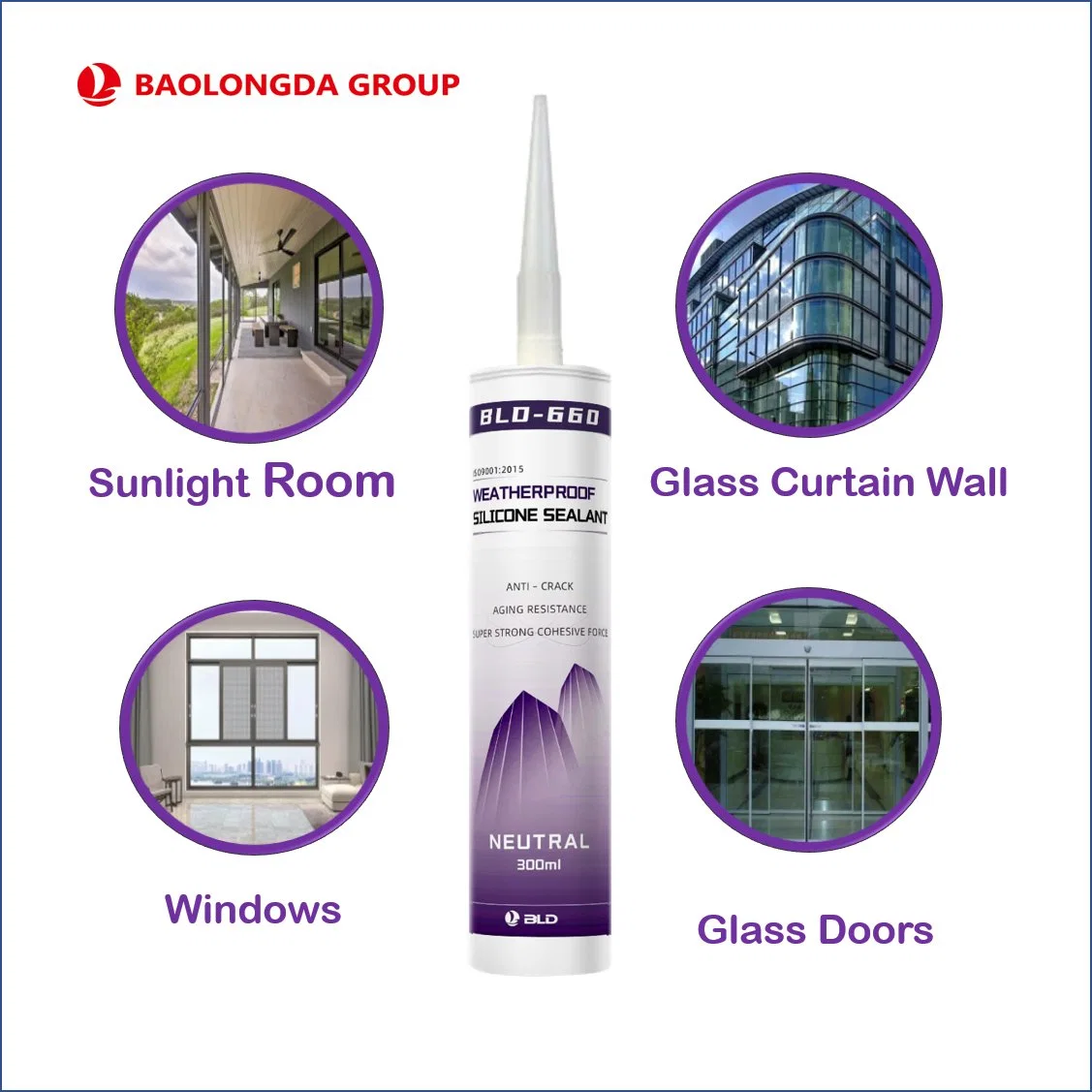 High quality/High cost performance Transparent Waterproof Sealant Silicone Use Weatherproof Silicone Adhesive for Door and Aluminum