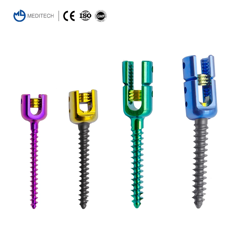 Ортопедические импланты Медицинские изделия 6,0 мм Spinal Fixation Pedicle Screw System