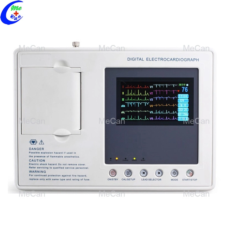 Medical and Hospital Equipment Portable 12 Lead ECG Machine