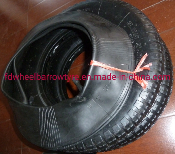 3.50-8 Wheel Rubber Tire for Wheel Barrow to Brazil