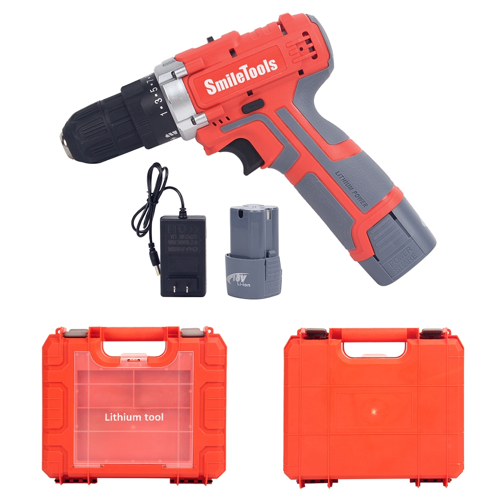 21V Multifunctional Electric Brush Rechargeable Hand Drill Screwdriver Household Lithium Power Tool Sets Home Drilling Tools