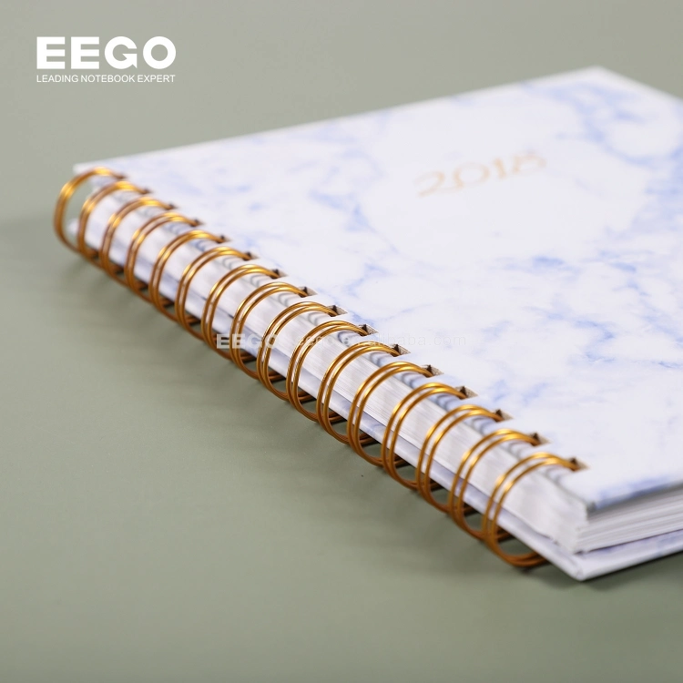 2023 Печать логотипа на заказ A5 Spiral Bound Ноутбуки Planner подарок Set (установить)