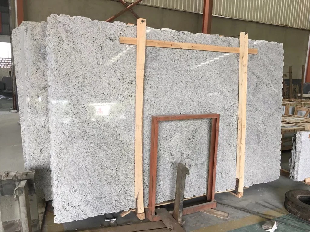 Granito Natural Stone New Kashmir White Granite Flooring Tile and Kitchen Top