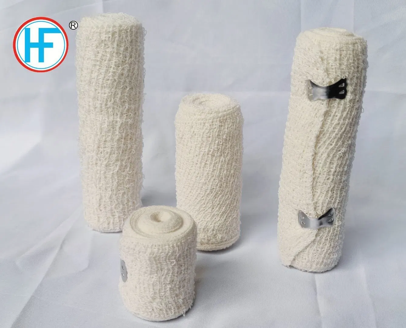 Alimentação hospitalar algodão descartável spandex bandagem crepe elástica natural