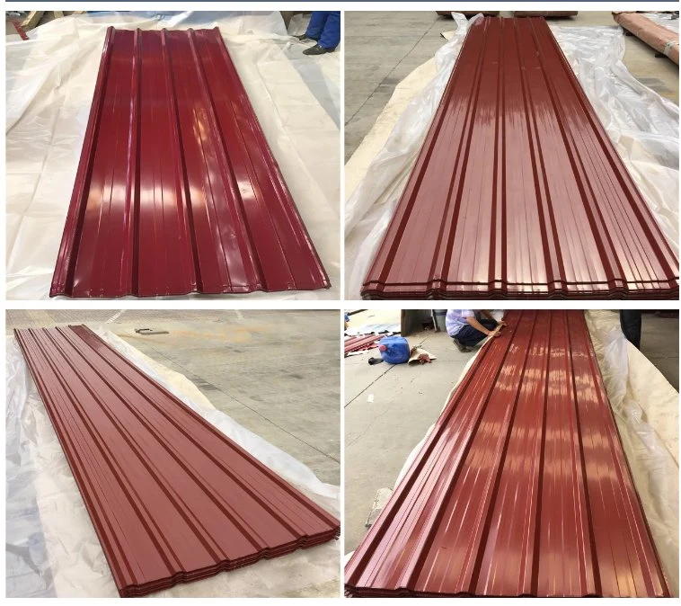 Dx51d Color Coated PPGI Corrugated Steel Roofing Tile PPGI Iron Metal Sheet