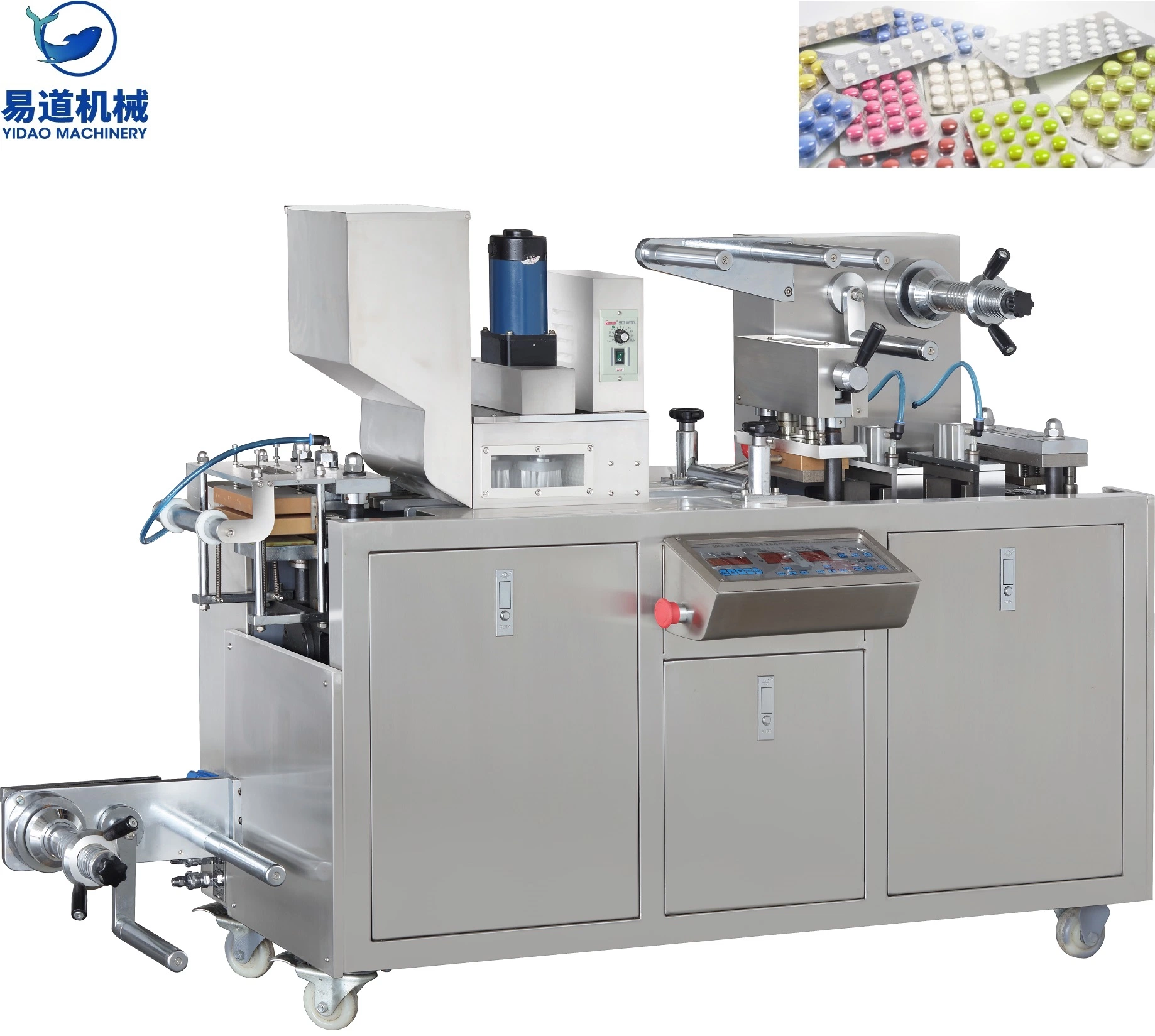 Pdp-80 Cápsula automática de equipos farmacéuticos/Líquido/ Choclate Blister Embalaje Embalaje/paquete/Pack máquina