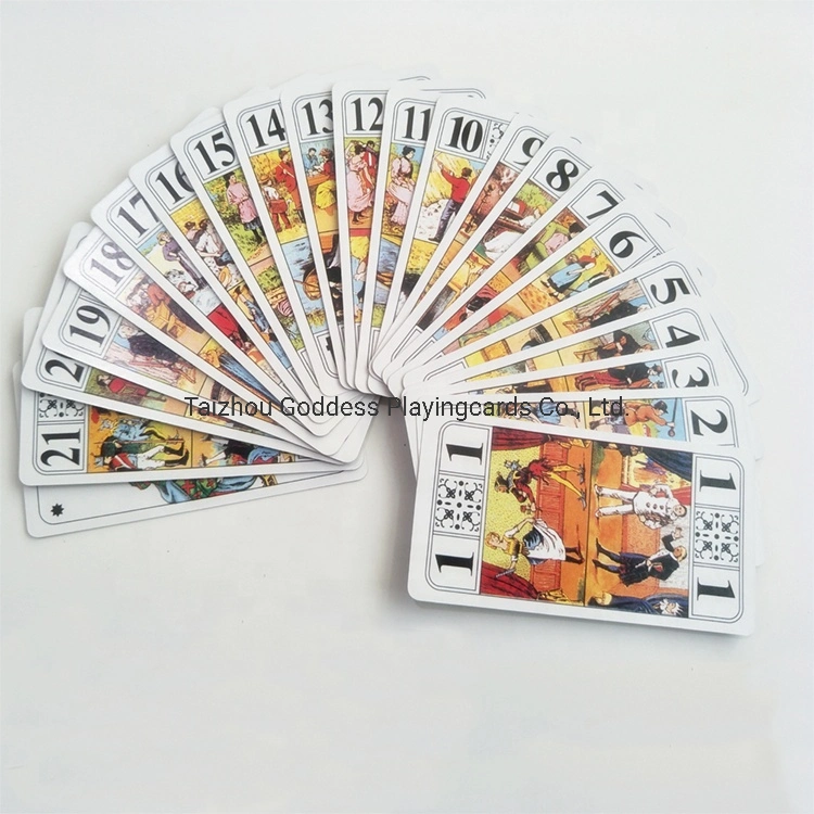 Casino de alta calidad de impresión cliente Playingcards