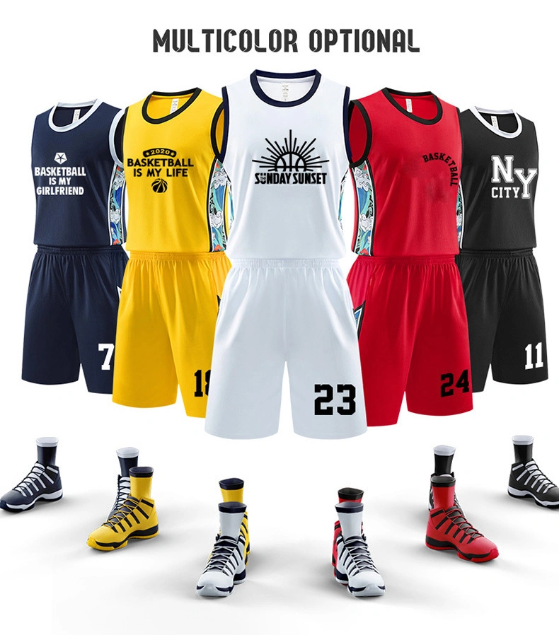 Wholesale Custom Logo Team Uniform Sports Wear Gym Wear Basketball Jersey