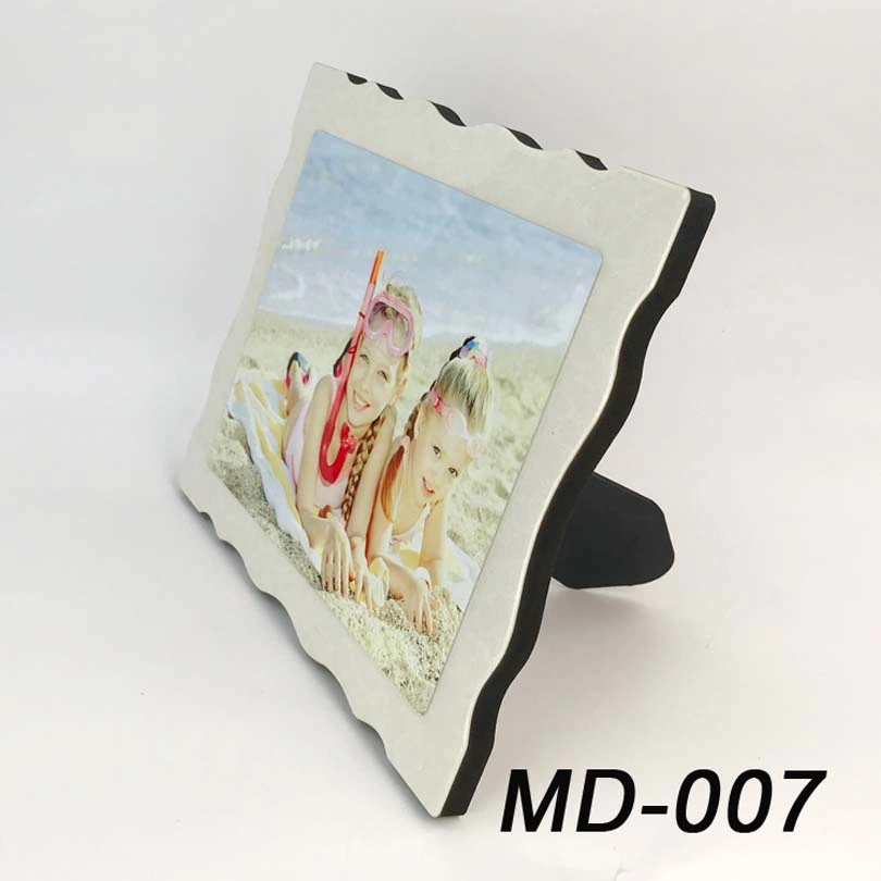 Wavy Rim Sublimation Blank Picture Photo Frame with Aluminum Sheet