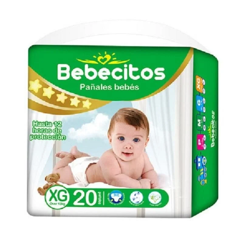 Sacs d'emballage en plastique pour couches pour bébés imprimées sur mesure de haute qualité Couches pour adultes.