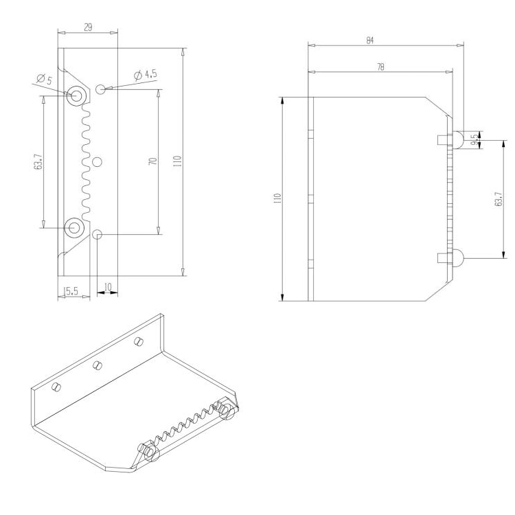 Sanitary Hands Free Touch Door Operated Step N Pull