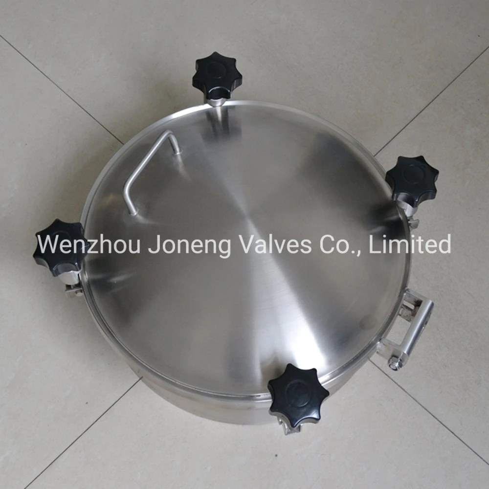 Joneng Stainless Steel Sanitary Grade Round Door with Plastic Knobs (JN-ML1001)