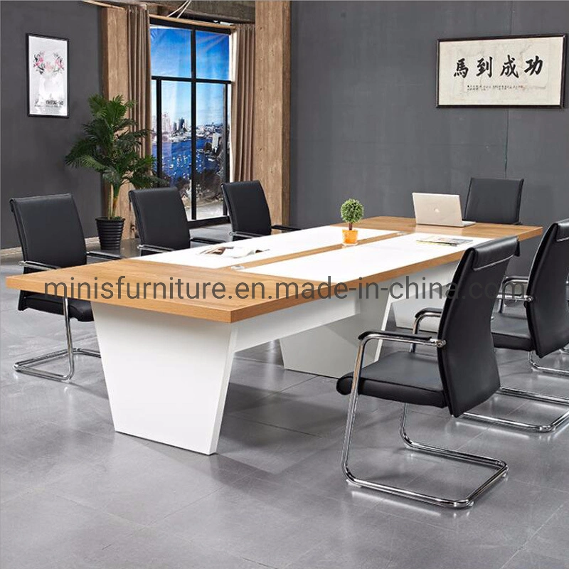 (M-CT372) Big Office Cofference Table Furniture in Stock with Bottom Cabinet