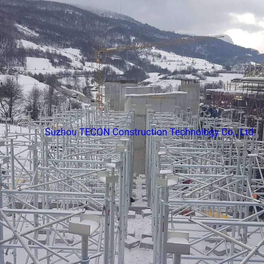 Tecon Steel Working Power Transmission Communication Scaffolding Mobile Tower