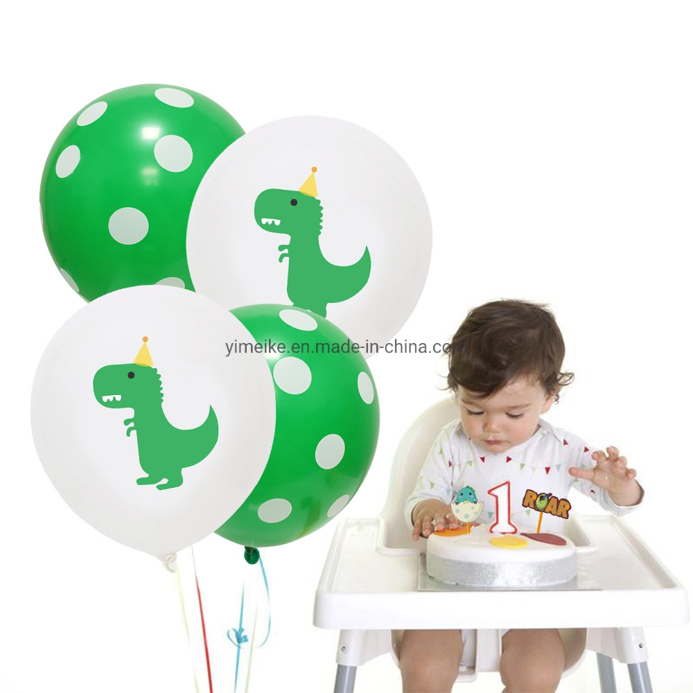 Birthday Party Decoration 12" 2.8g Thick Print Small Dinosaur Latex Balloon Wholesale/Supplier