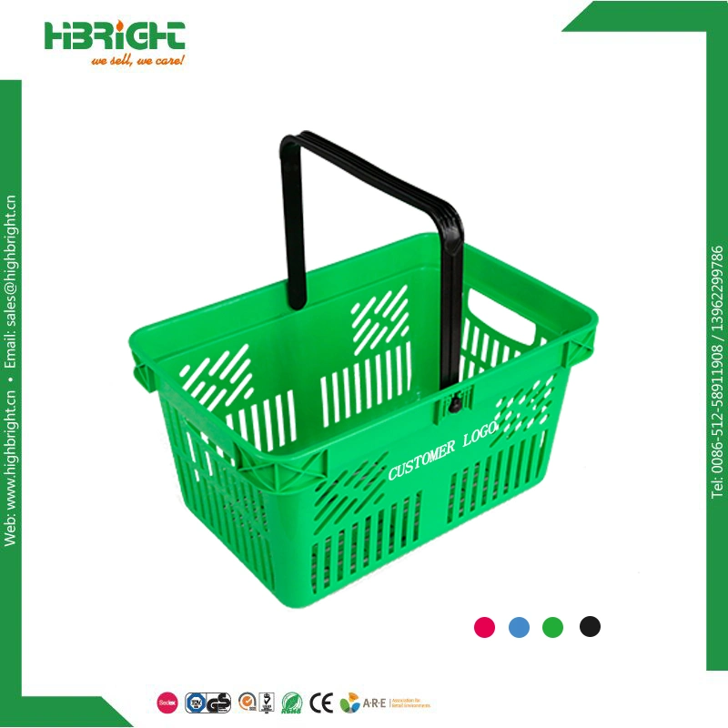 Wholesale/Supplier Supermarket Carry Plastic Shopping Basket