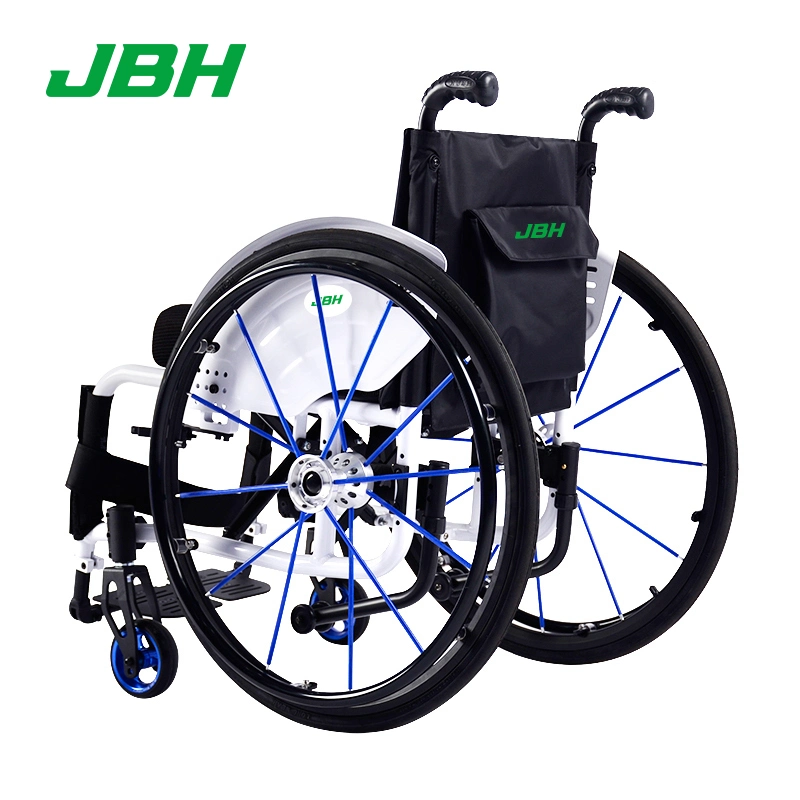 Manual de desporto da Estrutura da cadeira de rodas Manual Leve e dobrável