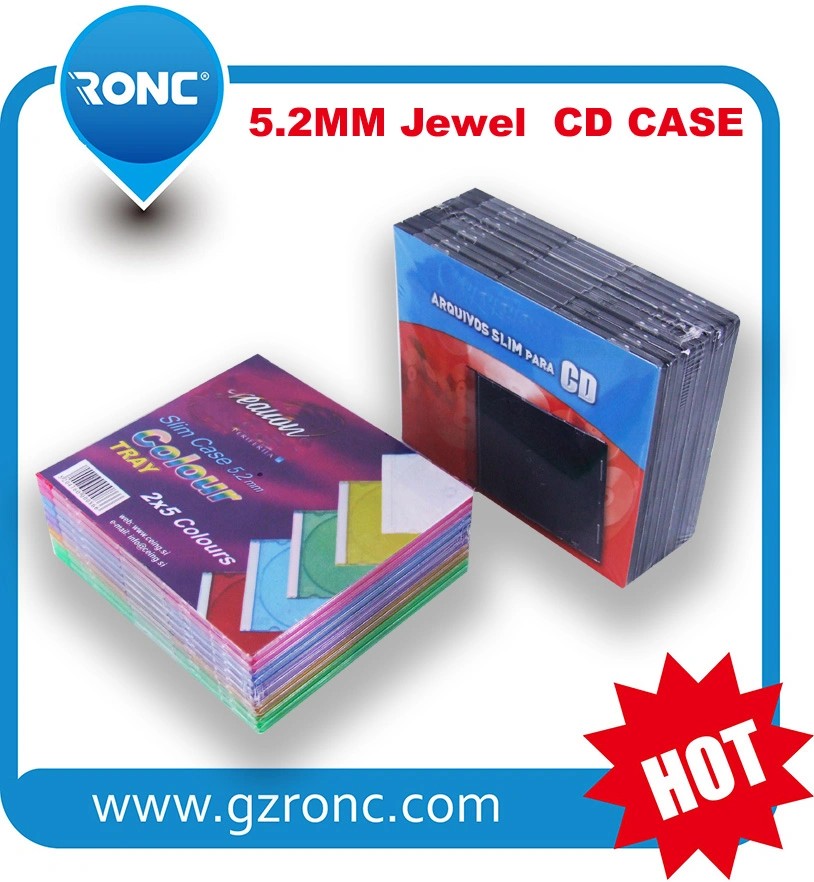 5.2/10.4mm Single Slim CD Jewel Cases