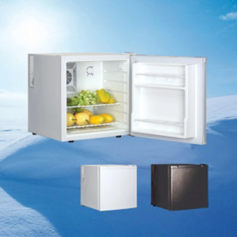 42L Factory Direct Table Top Fridge Double Door Freezer Lock Home Refrigerator