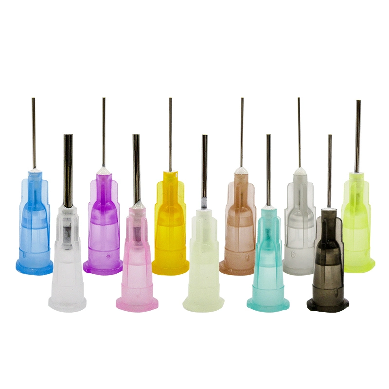 23G * 1/2 Inch Professional Plastic and Stainless Steel Disposable Nozzle Industrial Needle