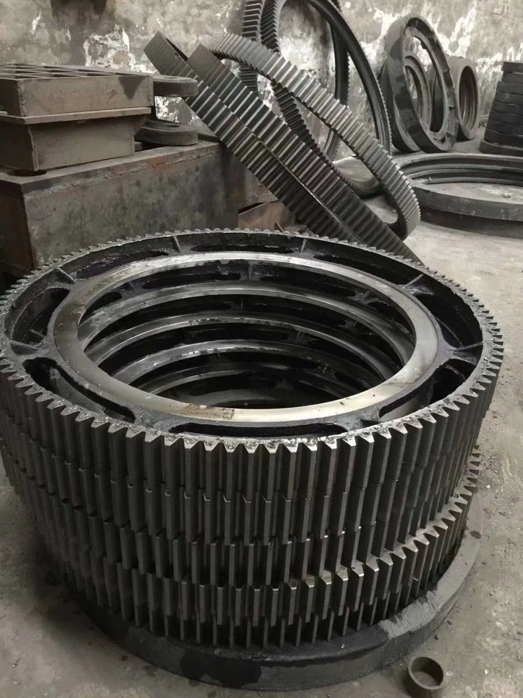 Nodular Cast Iron Large Girth Gear for Ball Mill