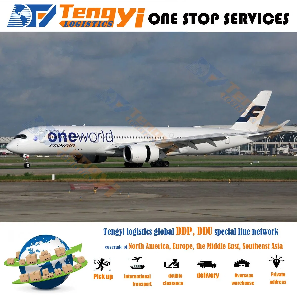 One Stop Freight Service From Hong Kong /Shenzhen /Guangzhou DDP Air Cargo to Us