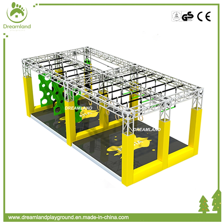 Customized Indoor Amusement Theme Turkey Kids Fitness Rectangle Indoor Ninja Course Park