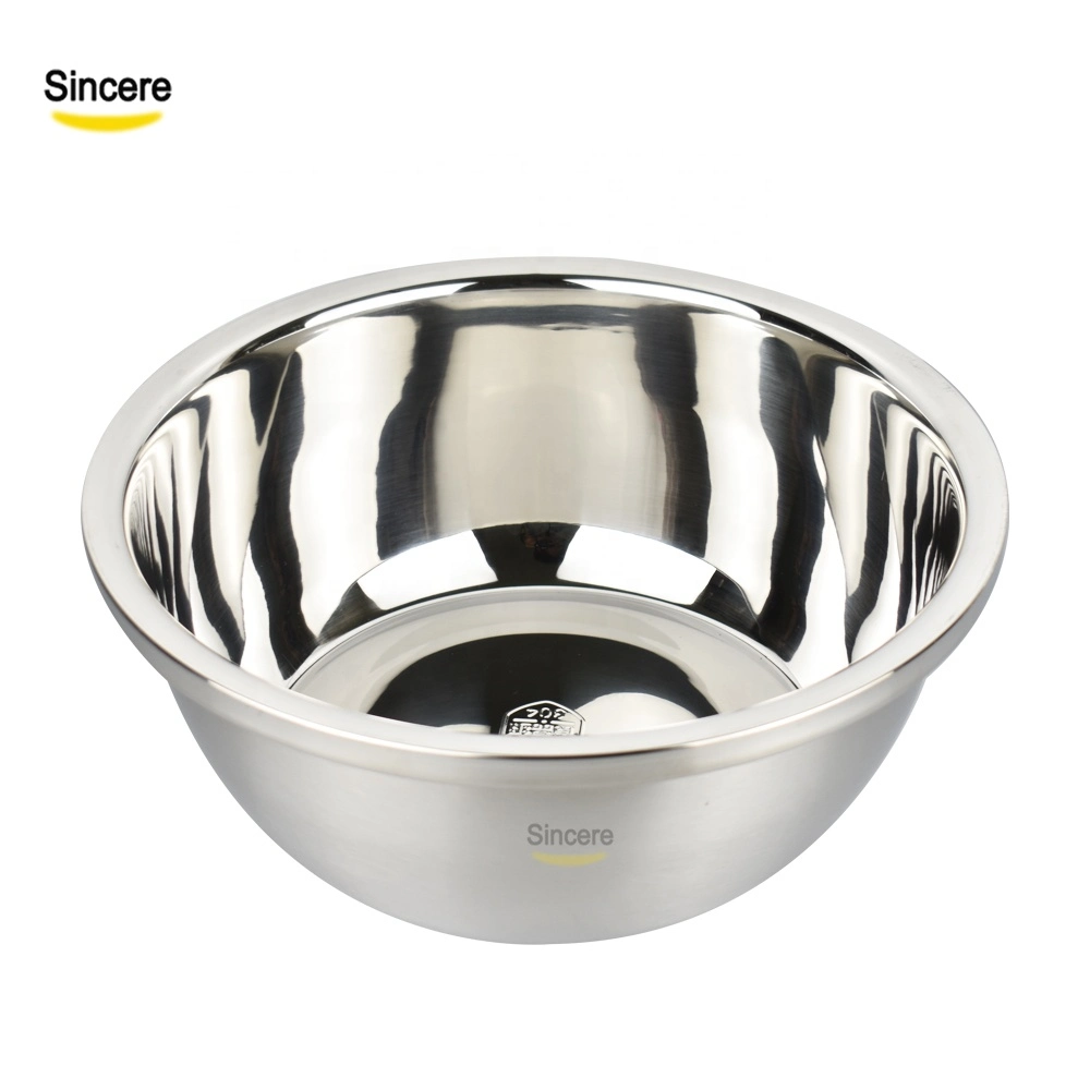 Stainless Steel Multifunctional Durable Kitchen 1.0 Thickness Food Soup Basin Kitchenware