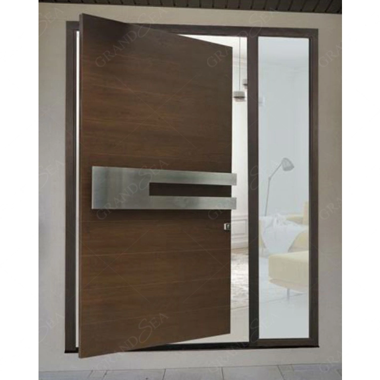 Italian Design Australian Villa Large Luxury Exterior Modern Entry Front Entrance Solid Wood Pivot Door