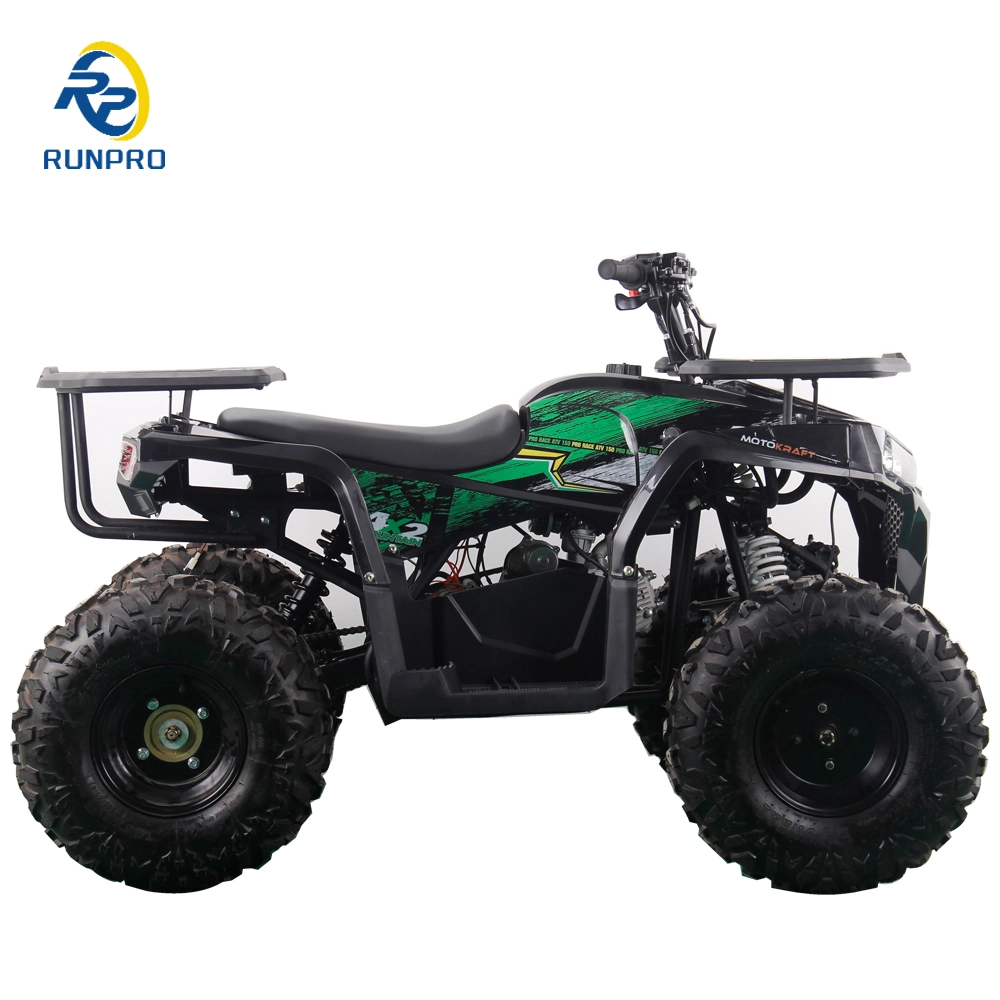 Runpro Automatic 125cc with Reverse Gasoline 8-Inch Tire 4 Wheel ATV