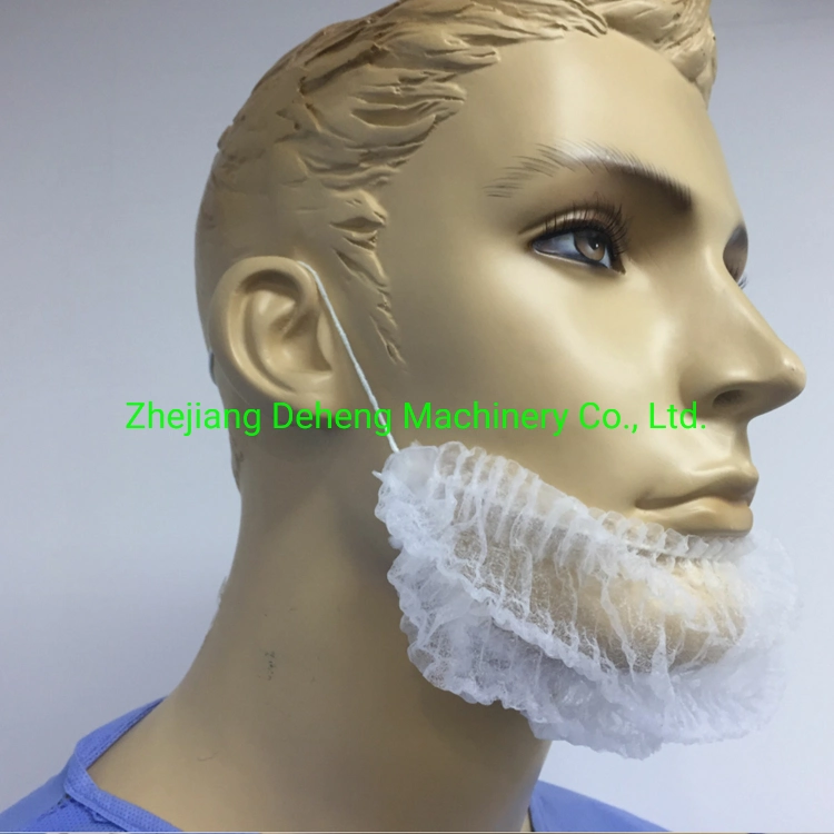 Nonwoven White Color Size: 12"X18" Net Beard Cover Making Machine