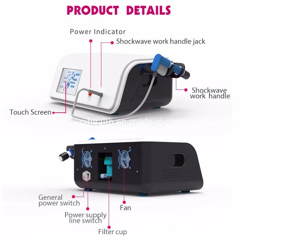 Dispositivo de ondas de choque Disfunción Eréctil ED, alivio del dolor, reducción de la Celulitis Buscando distribuidores