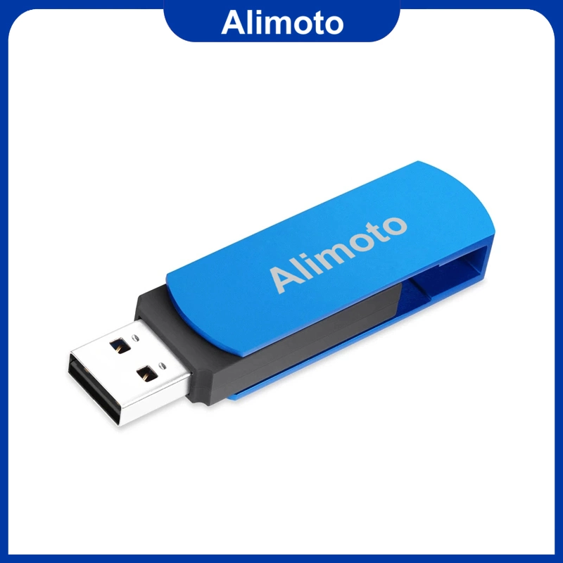 Unidad flash USB de torsión metálica personalizada de alta velocidad y capacidad real USB 2,0