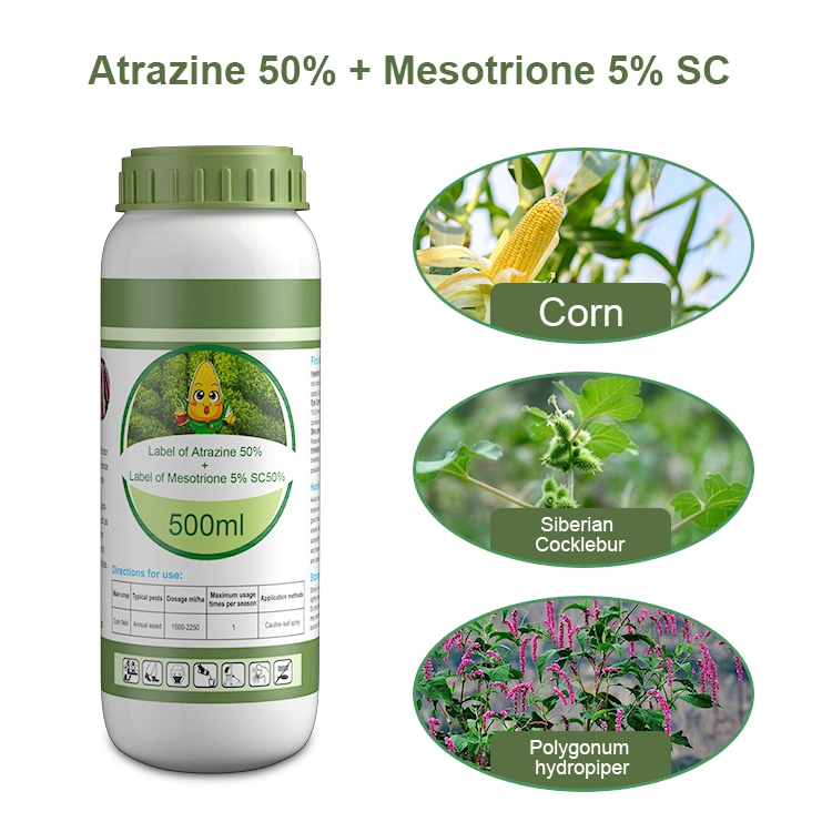 High quality/High cost performance  Agricultural Chemicals Weedicide Mixture Herbicide Atrazine 50% + Mesotrione 5% Sc