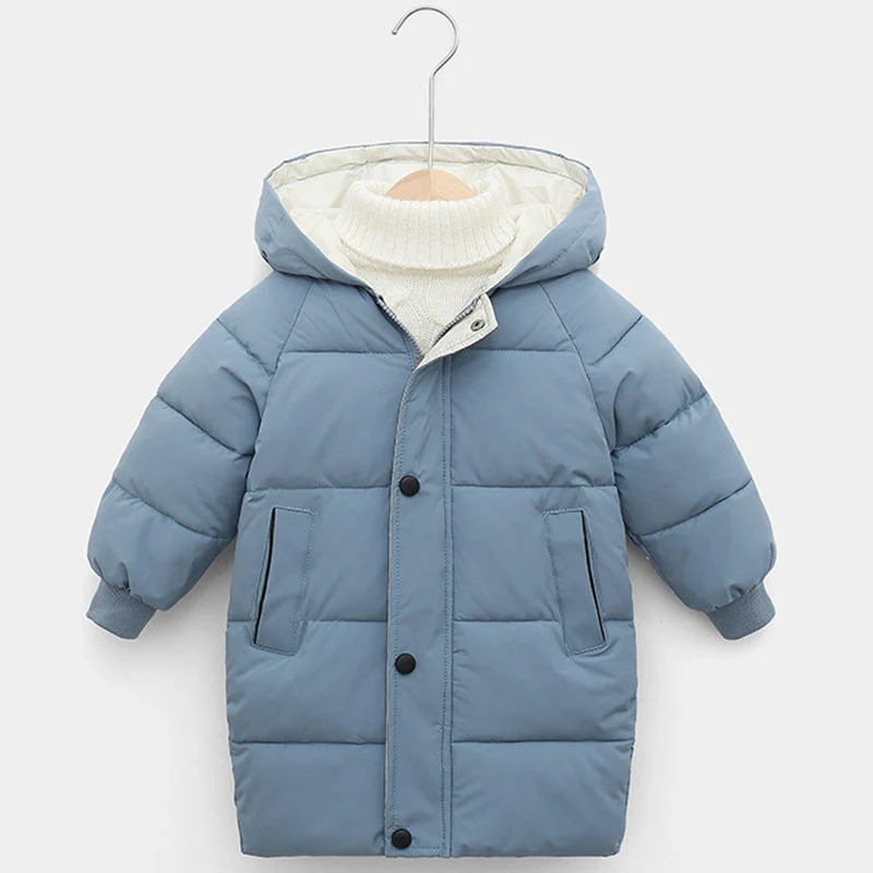 Factory Wholesale/Supplier Children Down Coat Kid Winter Jacket Hooded Baby Puffer Jacket