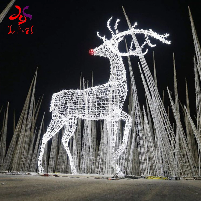 Animal Reindeer Festival Lantern Lights for Christmas Decoration