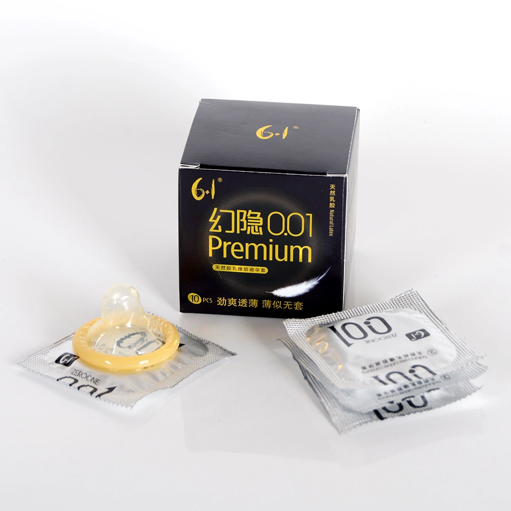 001 Latex Condoms for Men Good Quality OEM Package Service CE and ISO Dotted Sex Condom