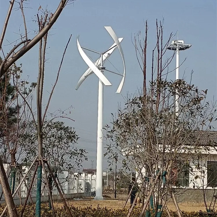 Énergie libre 3000W 5000W 12V 24V 48V 96V axe vertical Générateur de turbine éolienne avec générateur à aimant permanent et contrôleur MPPT