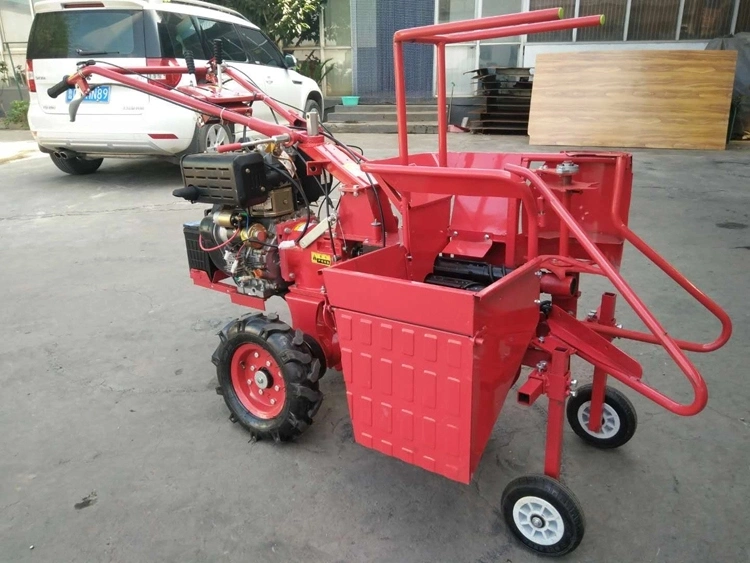 Mini Tractor montado Cosechadora de maíz dulce /Máquina cosechadora de maíz de los precios de venta
