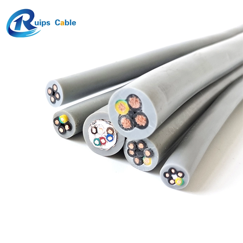 Industrial Wire Yy LSZH/Cy/Sy 0.75mm/1.5mm/2.5mm Tinned Copper Braid Shielded Halogen-Free Flexible Control Cable