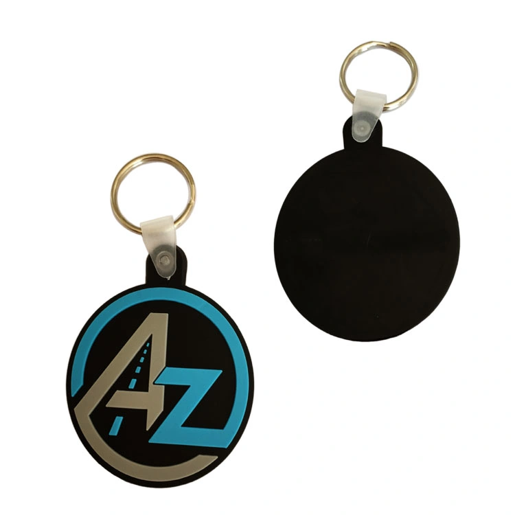 Custom Cute Logo 3D Silicone PVC Keychain Promotional Gifts