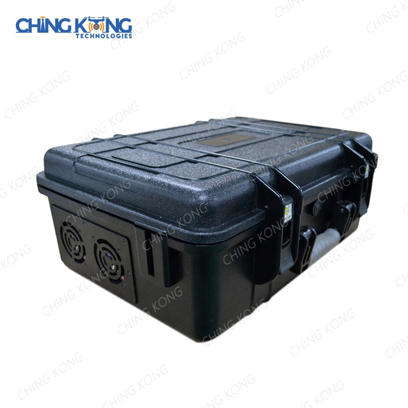 Hidden 12 Antennas Suitcase Handheld GPS Lojack Wi-Fi 4G 5g Mobile Phone Jammer