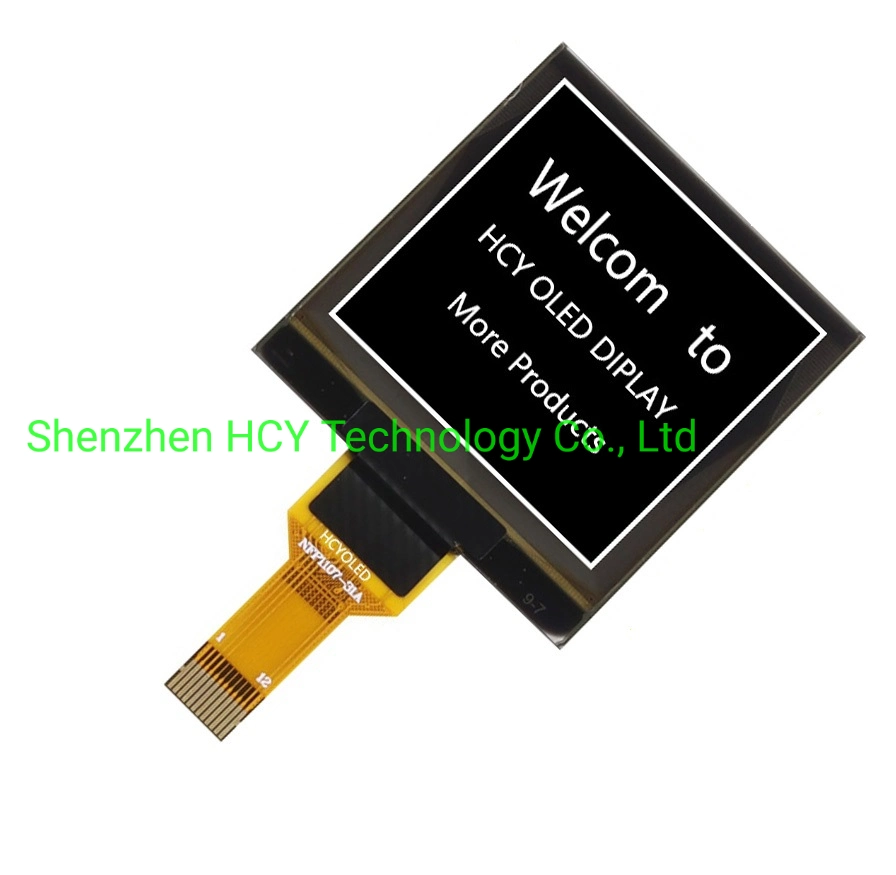 Pm-OLED Display: 1.5-Inch 128X128 White, Wide Temperature Range for Medical, Handheld Devices